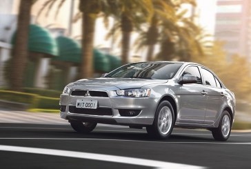Mitsubishi Lancer, um  sedã médio na média