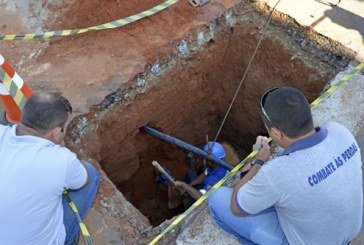 Saae atinge 98% da substituição de redes de água tratada