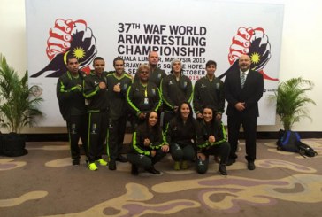 Cidade ganha novos títulos mundiais na luta de braço