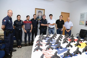Guardas civis recebem 50 novas pistolas