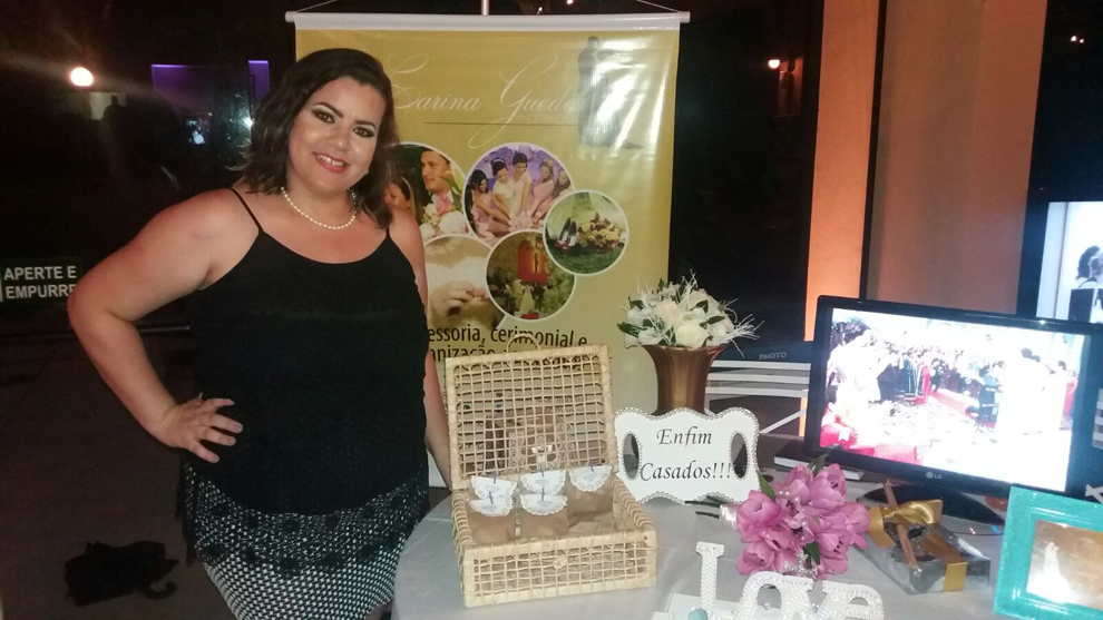 A cerimonialista, Carina Guedes, organizadora da Noite de degustação para Noivas