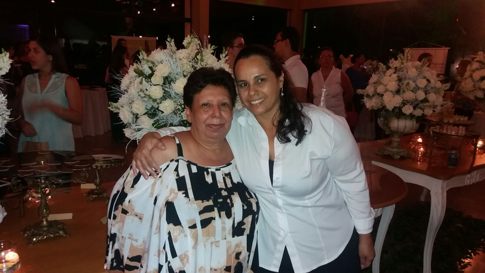 Cleide e Desiree na Noite de Degustação para Noivas