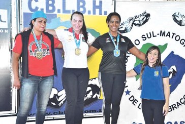 Luta de braço é campeã brasileira em Três Lagoas