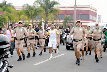 Tocha Olímpica passa pela cidade