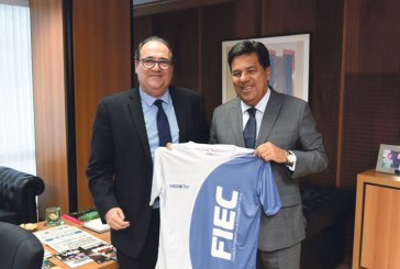 João Neto é recebido  pelo ministro em Brasília