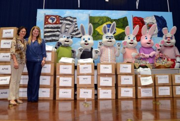 Instituições e ONGs recebem doação de ovos de chocolate
