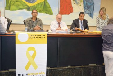 Edis lembram Maio  Amarelo em Sessão