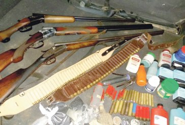 Polícia apreende armas de fogo