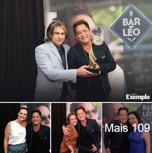 Fotos com o cantor Leonardo no camarim - Fotos Art Foto