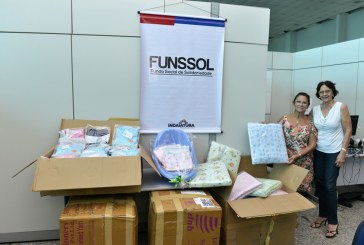 Funssol realiza doação de enxoval para gestantes da casa Analia Franco