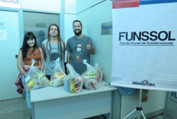 Organizadores do evento 2º Tatoo Pró Arte realizam doação de alimentos para Funssol