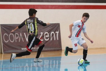 Copa Vizzent de Futsal Menores começou sábado (24) pelo Clube 9 de Julho