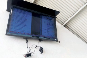 Ação de vandalismo danifica painel de comunicação com usuários do Terminal Central