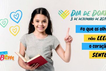 Dia de doar: escolas desafiam internautas a postar vídeo com a leitura de um poema infantil para crianças cegas