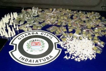 Guarda Civil apreende 392 porções de entorpecentes