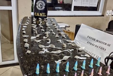 Guarda Civil apreende 105 porções de drogas ilícitas na segunda-feira