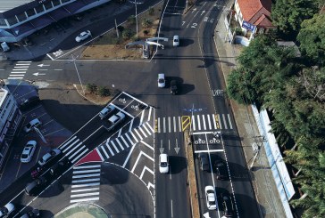 Departamento de trânsito reforça pintura de sinalização em 40 bairros
