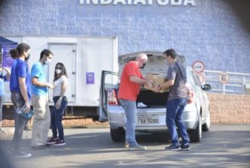 Funssol arrecada mais de uma tonelada de alimentos em drive thru solidário