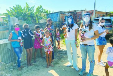 Ação de doação de 300 ovos de Páscoa