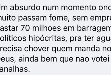 Comentários em redes sociais exibem descrédito da Gestão Nilson Gaspar
