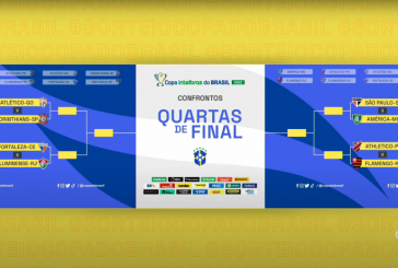 CBF define confrontos das quartas de final e chaveamento da Copa do Brasil
