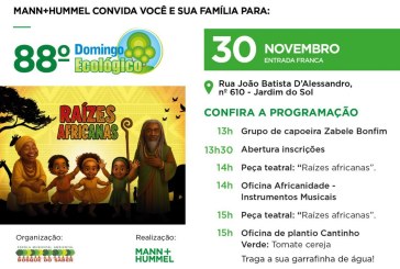 Domingo acontece a 88ª Edição do Domingo Ecológico